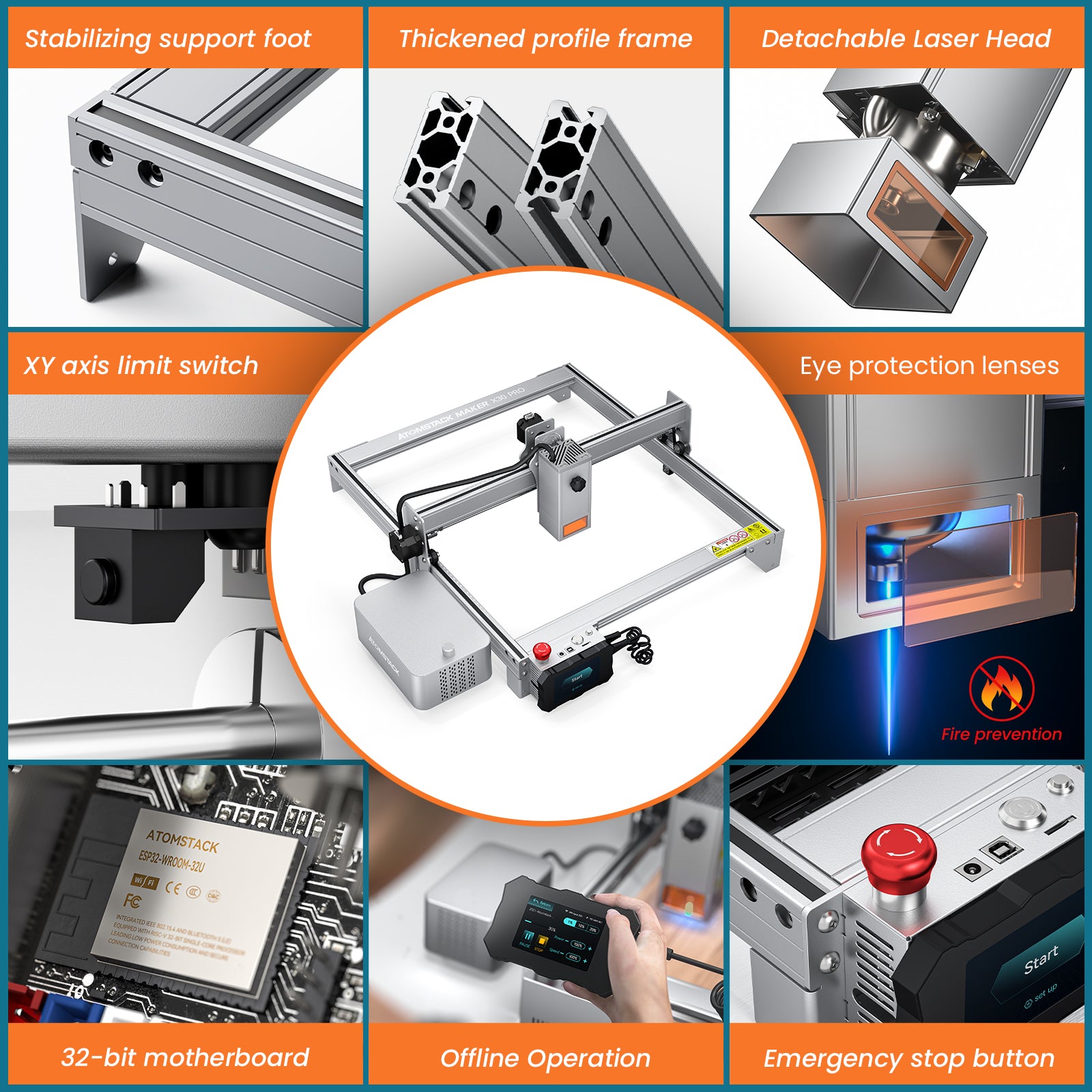 ATOMSTACK-S30-PRO-160W-Lasergravurmaschine-mit-echter-Laserleistung-von-33W-6-Kern-Lasergravur-und---2005173-5